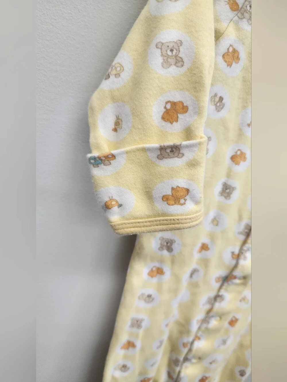 Babies “R” Us 0–3M Yellow Woodland Print Gown